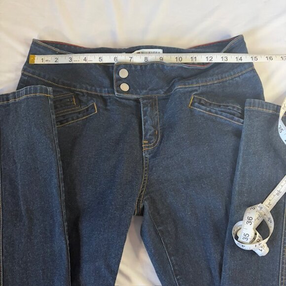 Tommy Hilfiger Center Seam Double Button Equestrian Dark Wash Jeans Size 8 - Picture 4 of 8